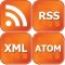 xml atom feeds news icon